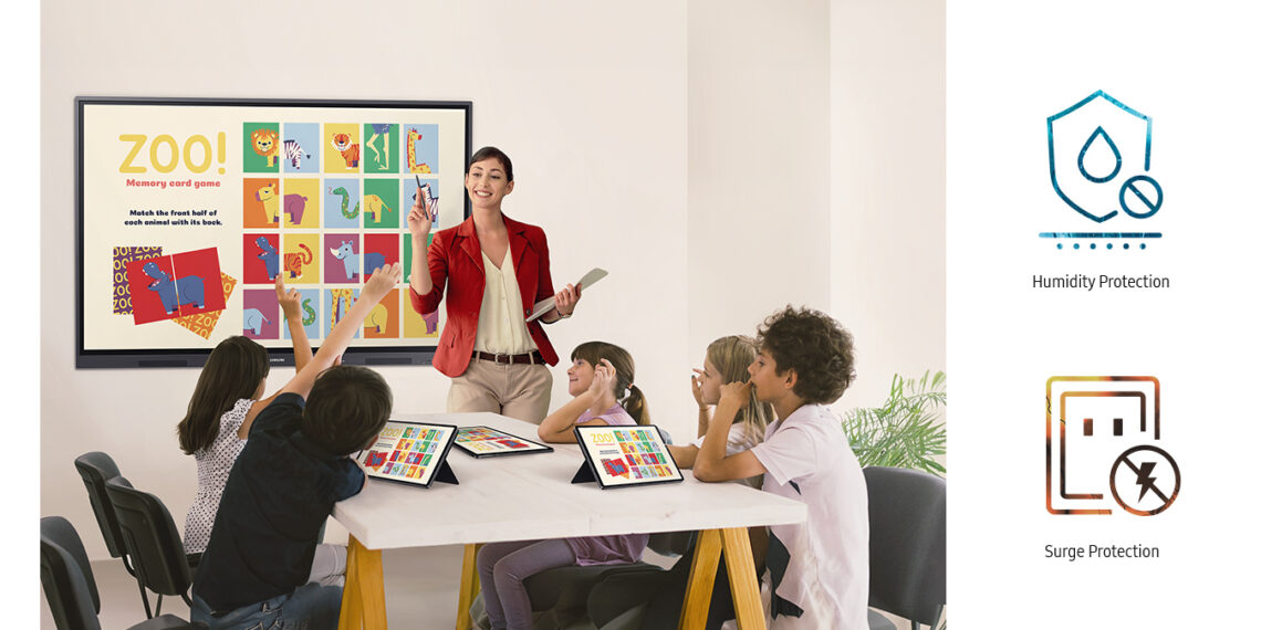 Las pantallas de Samsung aceleran la digitalización de las aulas