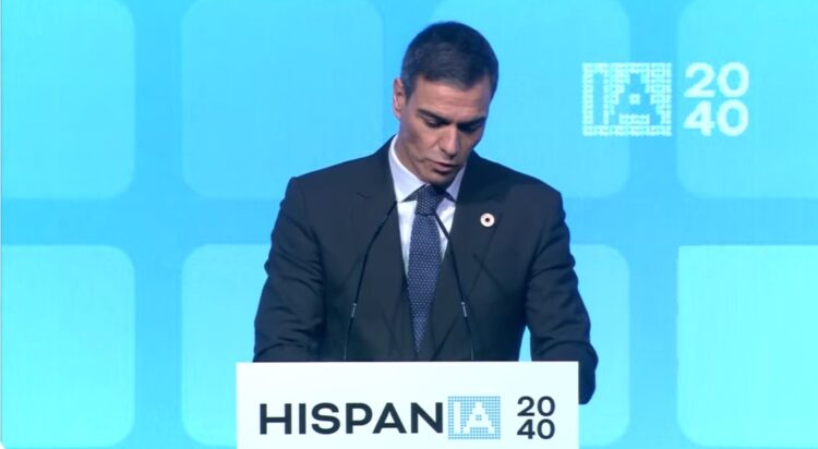 Sánchez anuncia una inversión de 150 millones de euros para fomentar el uso de la IA en las empresas españolas