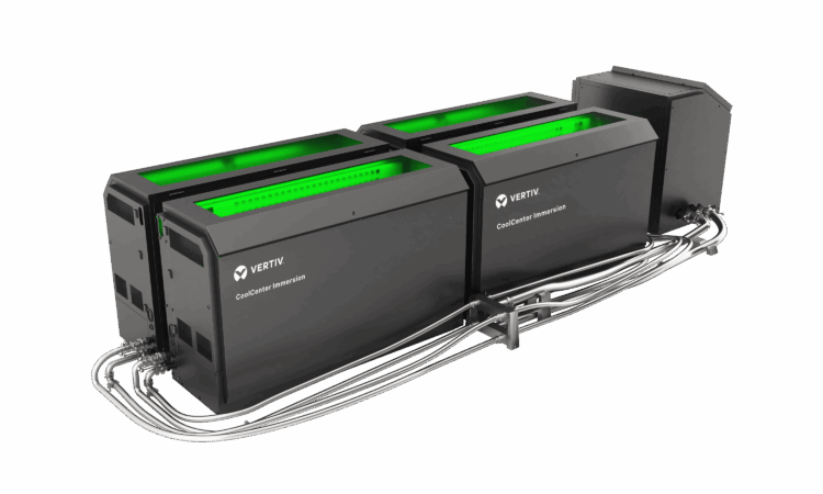 CoolCenter Immersion de Vertiv: sistema de refrigeración por inmersión para entornos de IA y computación de alto rendimiento