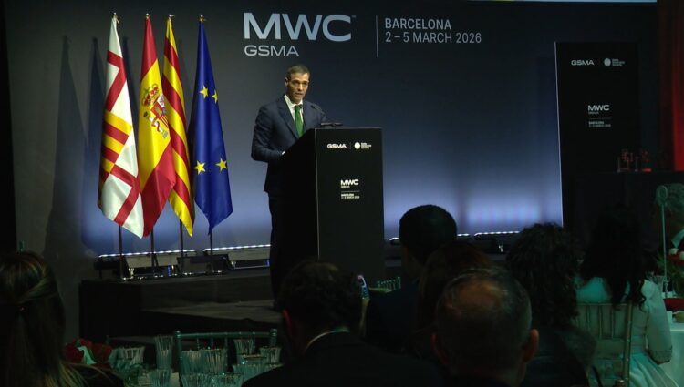 MWC 2026: Sánchez llama a no sacrificar la libertad ni la convivencia “en el altar de los oligarcas tecnológicos”